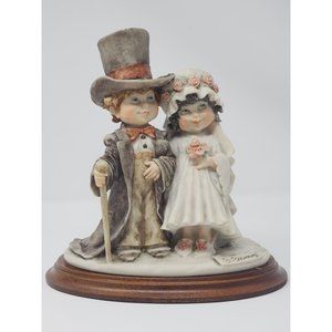 Vintage‎ Giuseppe Armani Bride And Groom Wedding Day Capodimonte Figurine